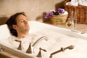 tomar un baño para aumentar a potencia