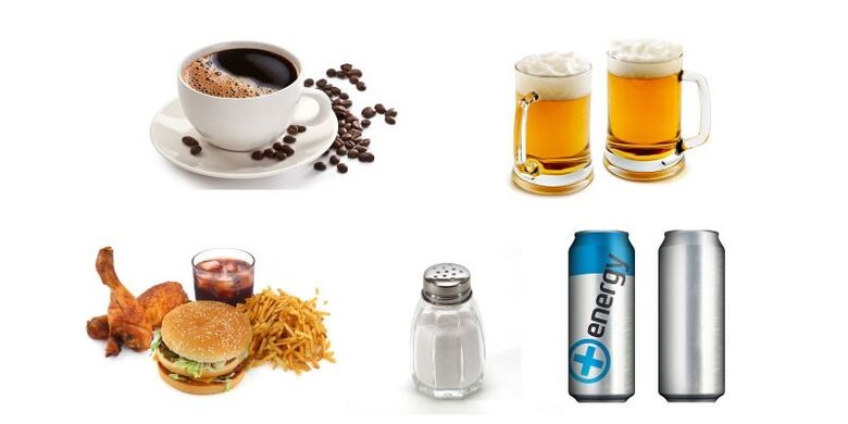 Bebidas que son prexudiciais para a potencia